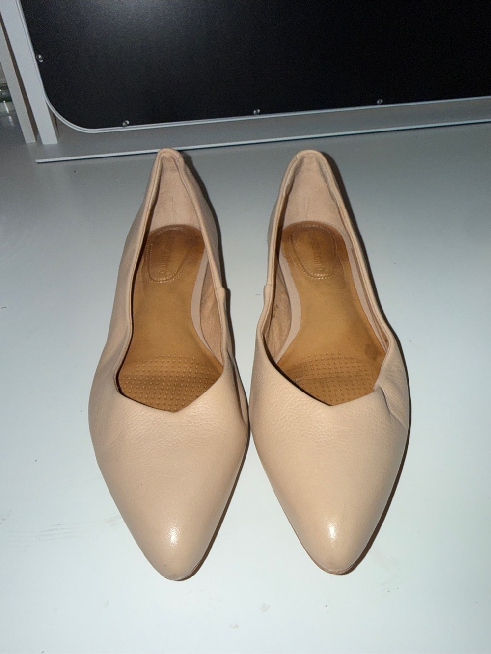 Corso Como Women's Pointed Toe Flats in Beige